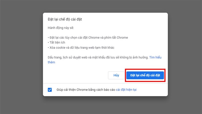 cách khắc phục Chrome bị nhiễm Virus