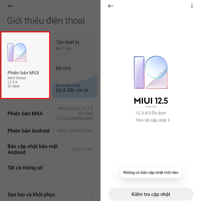 Lỗi thông báo chậm Xiaomi