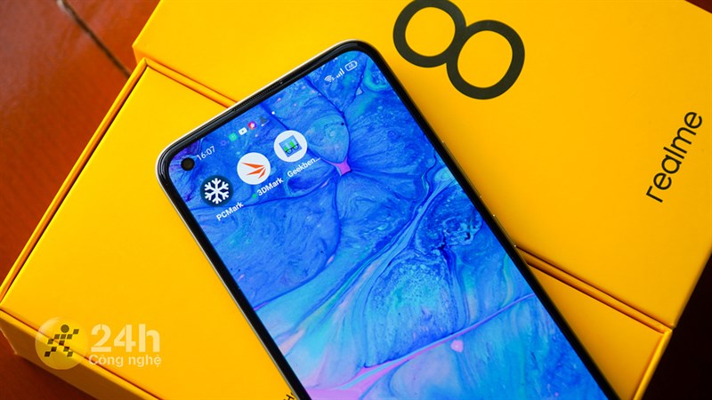 Realme 8 với điểm số hiệu năng ở mức ổn Realme 8 với điểm số hiệu năng ở mức ổn