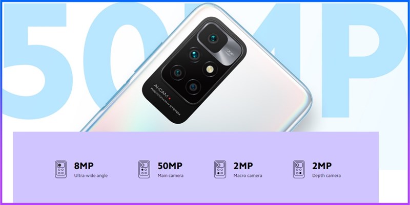 Thông số bốn camera sau của Redmi 10 2022 Thông số bốn camera sau của Redmi 10 2022