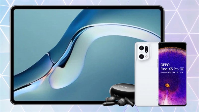 Hình ảnh OPPO Find X5 Series và OPPO Pad