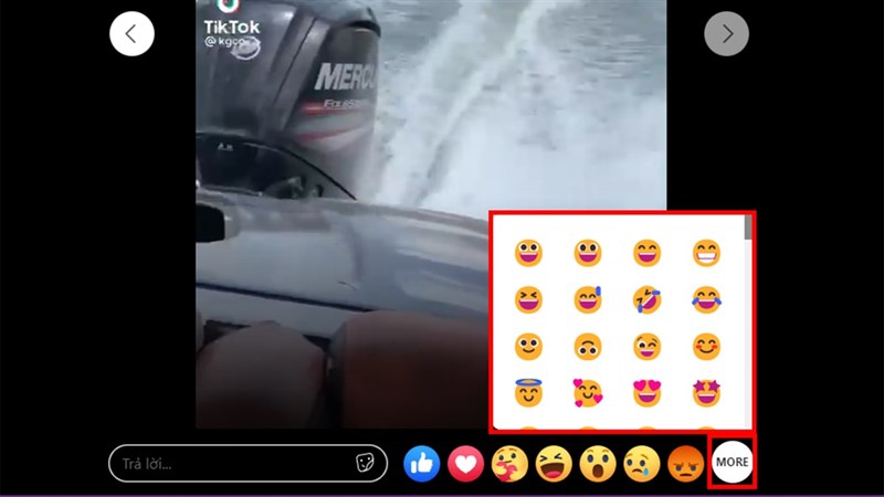 cách bổ sung thêm nhiều Emoji react Story trên Facebook