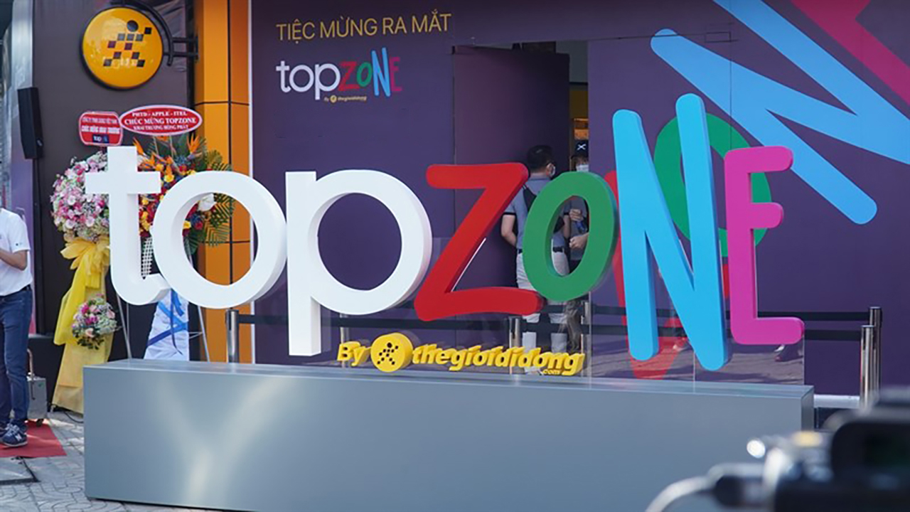 TopZone khai trương tháng 2/2022