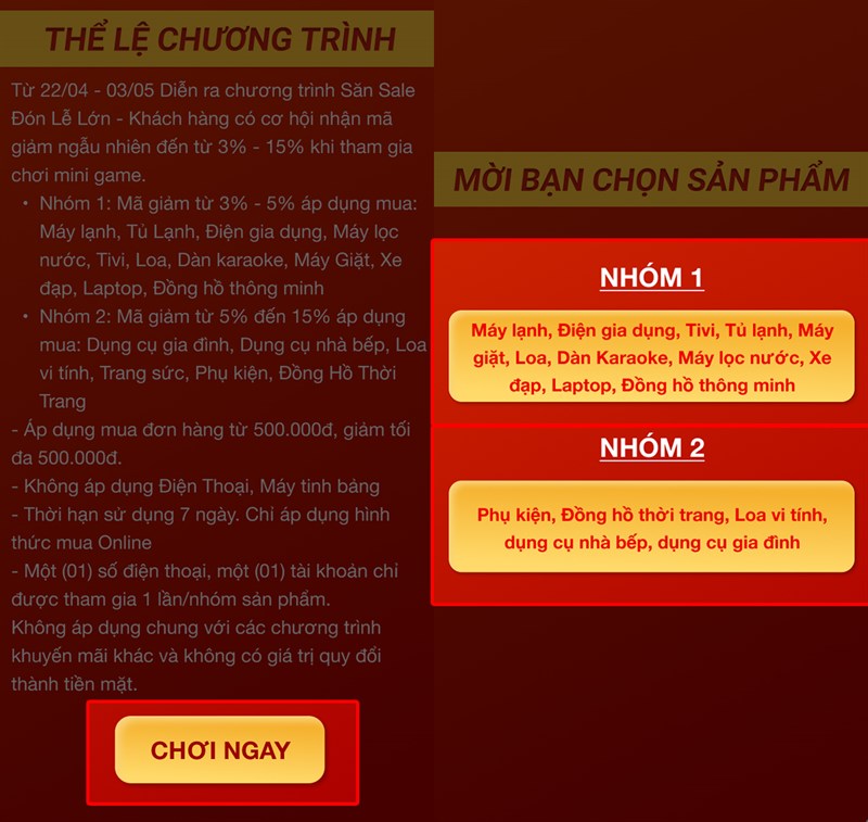 Săn Sale Đón Lễ