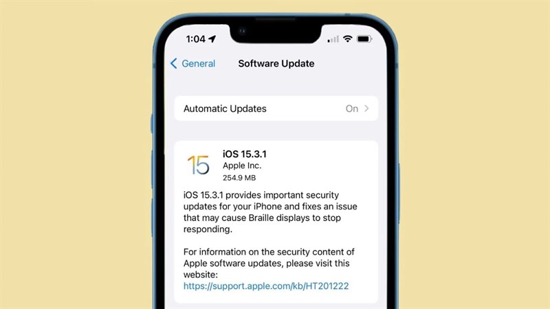 Apple chính thức khóa sign iOS 15.3