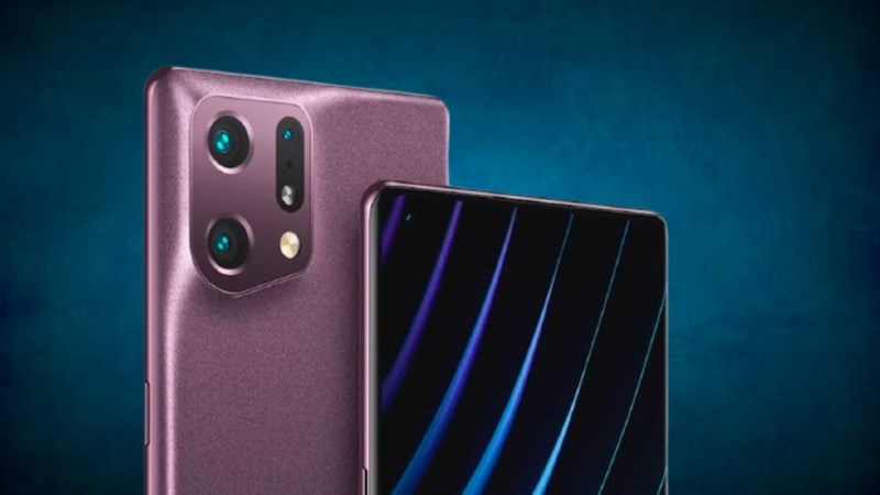 Mặt lưng của OPPO Find X5 Pro nổi bật với thiết kế cụm camera độc đáo