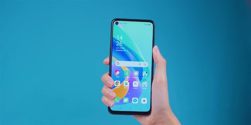 Trên tay OPPO A76 phiên bản màu đen