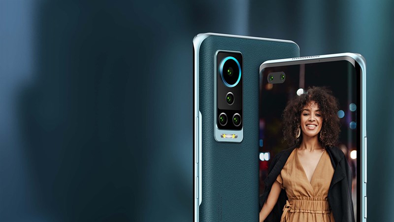Mẫu smartphone có thiết kế mặt lưng da ra mắt cùng camera selfie kép Mẫu smartphone có thiết kế mặt lưng da ra mắt cùng camera selfie kép