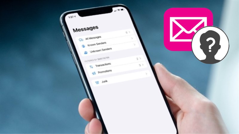 Cách ẩn tin nhắn được gửi từ người dùng không xác định trên iPhone Cách ẩn tin nhắn được gửi từ người dùng không xác định trên iPhone