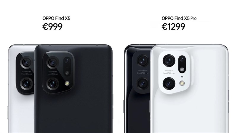 OPPO Find X5 Pro có giá bán từ 1299 Euro (tương đương 33.1 triệu đồng) tại thị trường châu Âu