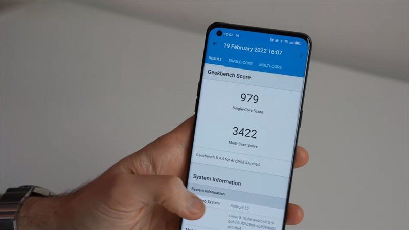 Chấm điểm hiệu năng trên OPPO Find X5 Pro bằng Geekbench 5 Chấm điểm hiệu năng trên OPPO Find X5 Pro bằng Geekbench 5