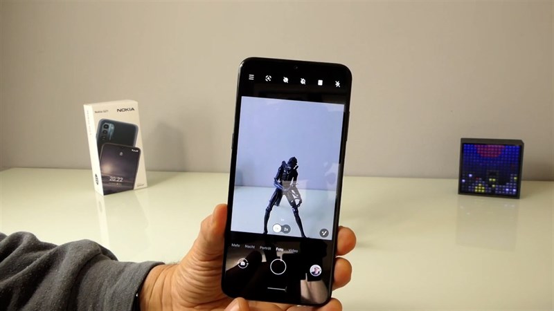 Giao diện ứng dụng camera trên Nokia G21 Giao diện ứng dụng camera trên Nokia G21