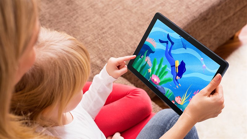 Chế độ Kids Corner giúp bạn yên tâm giao máy tính bảng cho con sử dụng