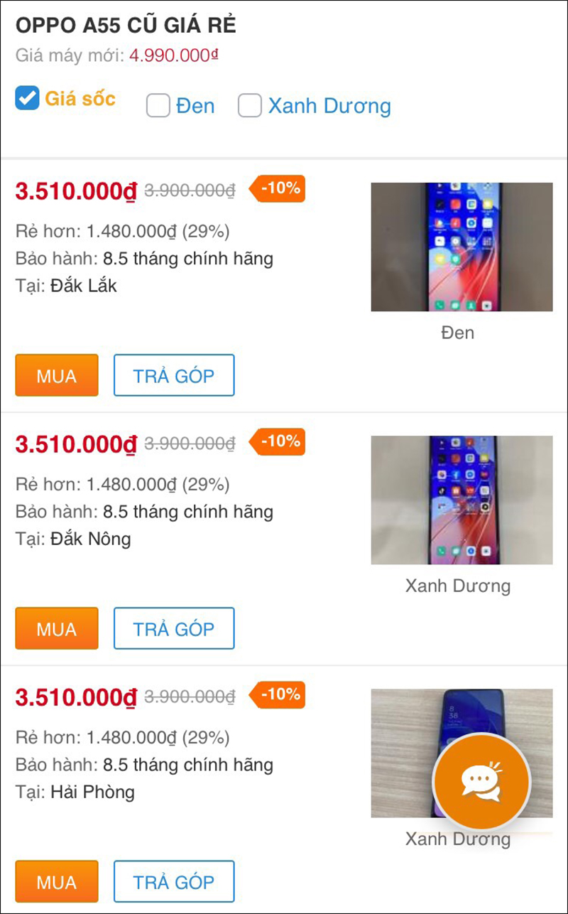 OPPO A55 cũ OPPO A55 cũ