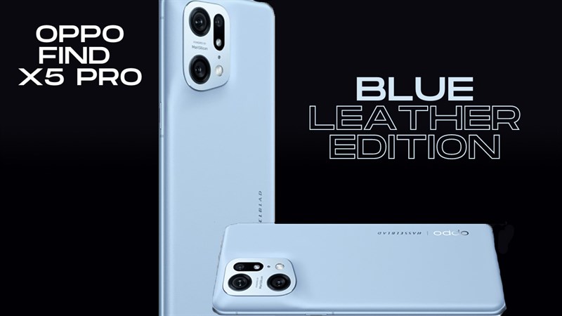 OPPO Find X5 Pro Blue Leather Edition