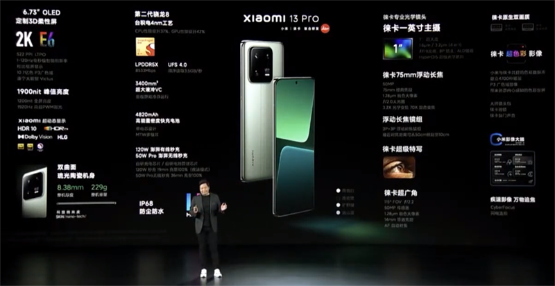 Những thông số nổi bật của Xiaomi 13 Pro. Nguồn: Xiaomi.