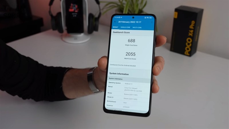 Chấm điểm hiệu năng trên POCO X4 Pro 5G bằng Geekbench 5