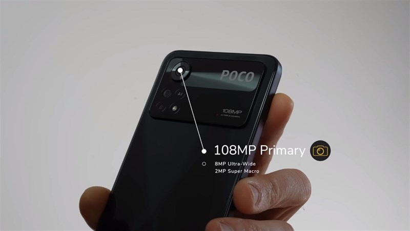 POCO X4 Pro 5G camera chính 108 MP cho khả năng chụp ảnh ấn tượng