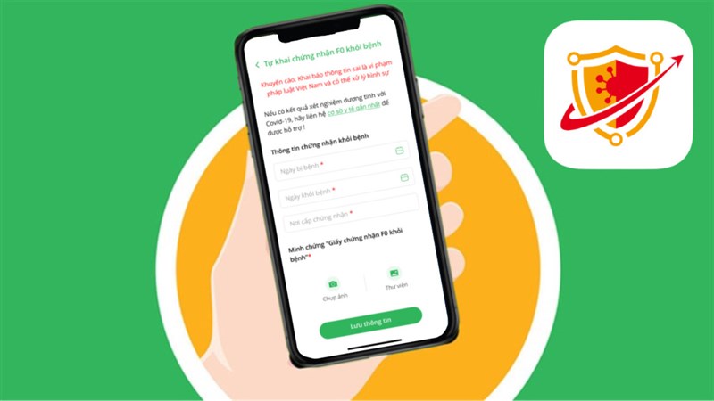 Cách tự khai F0 khỏi bệnh trên PC Covid