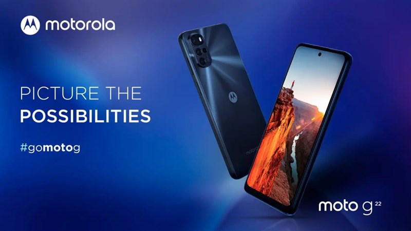 Motorola Moto G22 có màn hình đục lỗ Motorola Moto G22 có màn hình đục lỗ