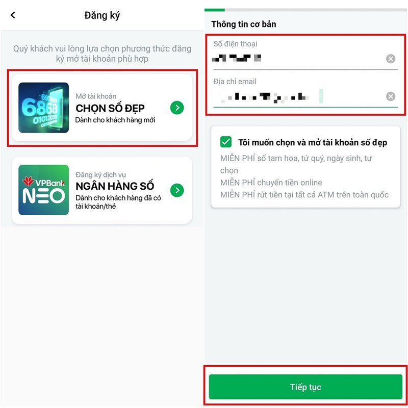 cách mở tài khoản số đẹp VPBank miễn phí cách mở tài khoản số đẹp VPBank miễn phí