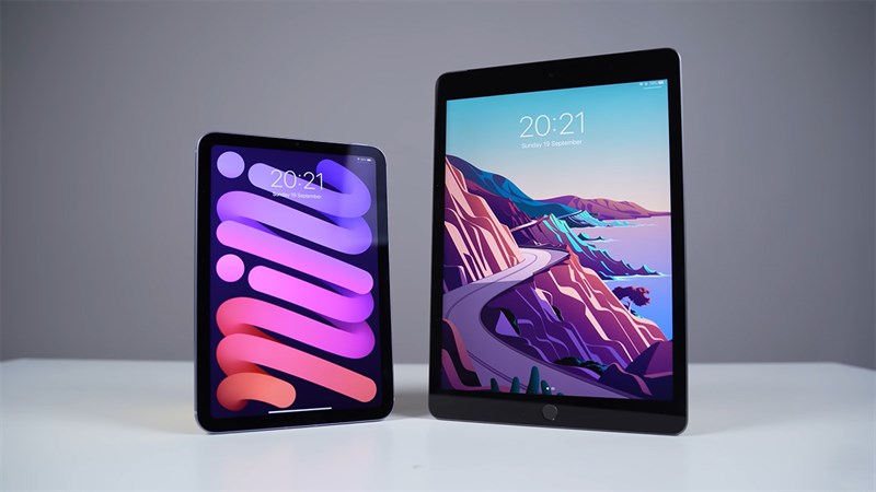 iPad mini 6 có thiết kế mới vuông vắn hơn và đã loại bỏ nút Home. Nguồn: SuperSaf. iPad mini 6 có thiết kế mới vuông vắn hơn và đã loại bỏ nút Home. Nguồn: SuperSaf.