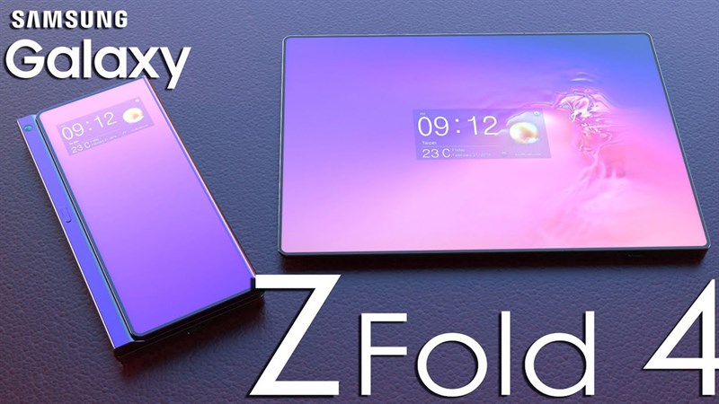 Ảnh concept Galaxy Z Fold4