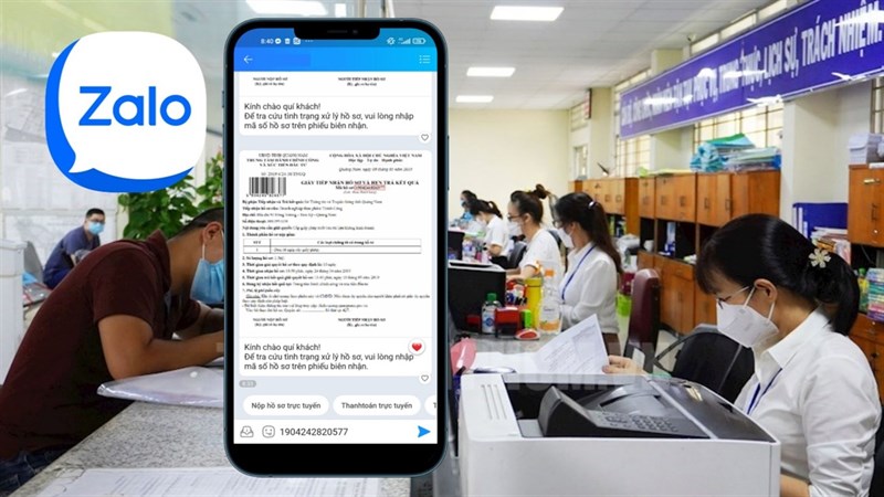 Cách tra cứu tiến độ hồ sơ trên Zalo Cách tra cứu tiến độ hồ sơ trên Zalo