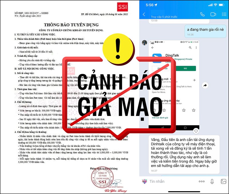 Lừa đảo tải ứng dụng thả like để kiếm tiền Lừa đảo tải ứng dụng thả like để kiếm tiền