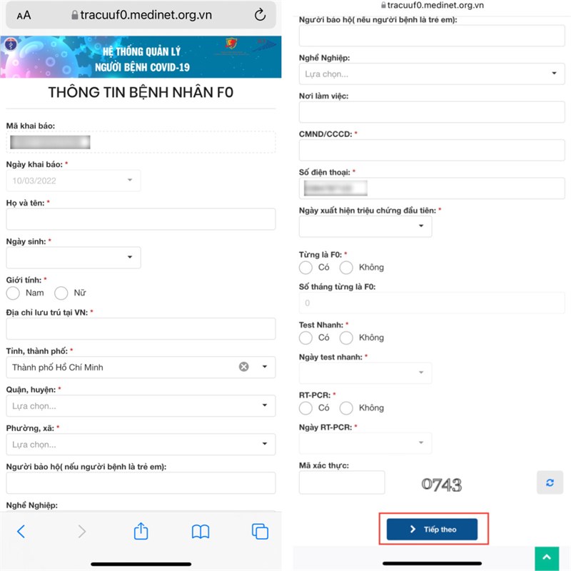 Cách đăng ký online lấy giấy chứng nhận F0 khỏi bệnh tại TPHCM Cách đăng ký online lấy giấy chứng nhận F0 khỏi bệnh tại TPHCM
