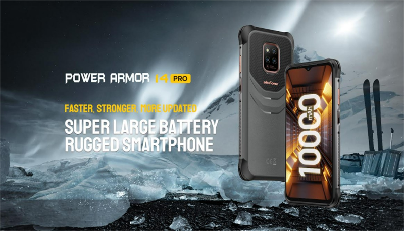 Ulefone vừa ra mắt chiếc điện thoại siêu bền với pin 10.000 mAh