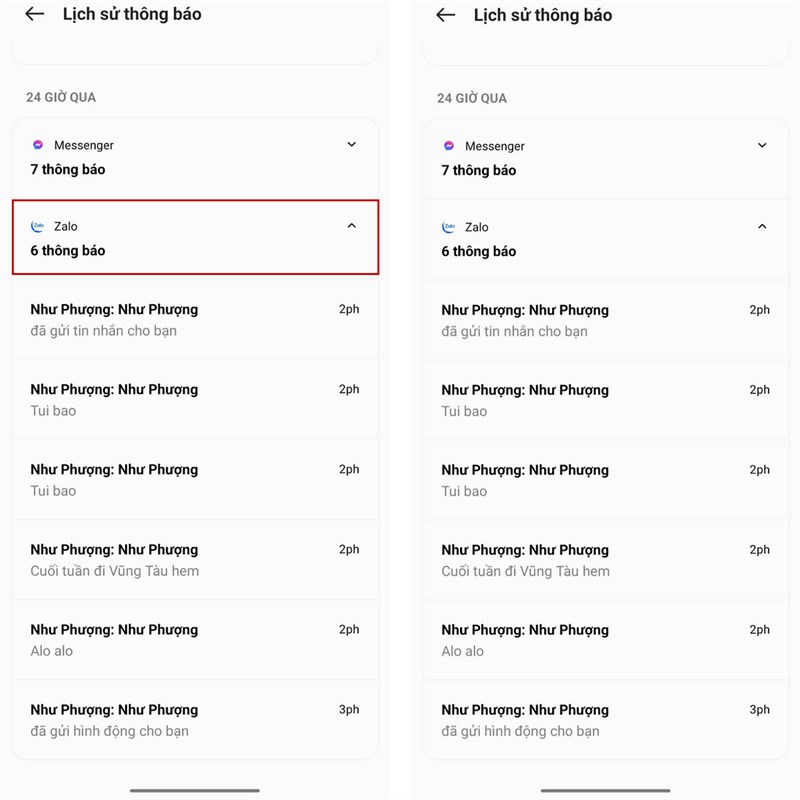 Cách xem tin nhắn đã thu hồi trên Zalo bằng điện thoại Realme Cách xem tin nhắn đã thu hồi trên Zalo bằng điện thoại Realme