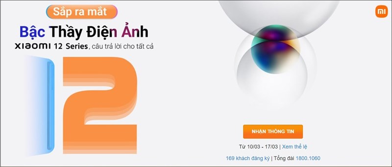 Cuối cùng ngày ra mắt Xiaomi 12 Series tại Việt Nam cũng được tiết lộ!