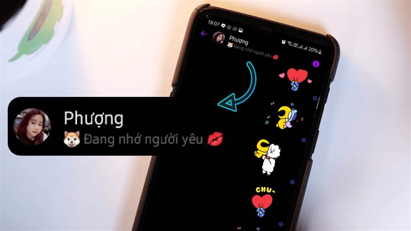 Cách đặt trạng thái đang ngủ, đang nghe nhạc, đang nhớ người yêu