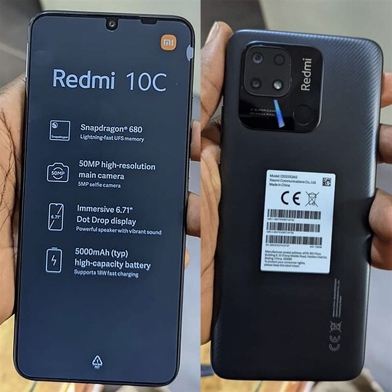 Hình ảnh thực tế Redmi 10C