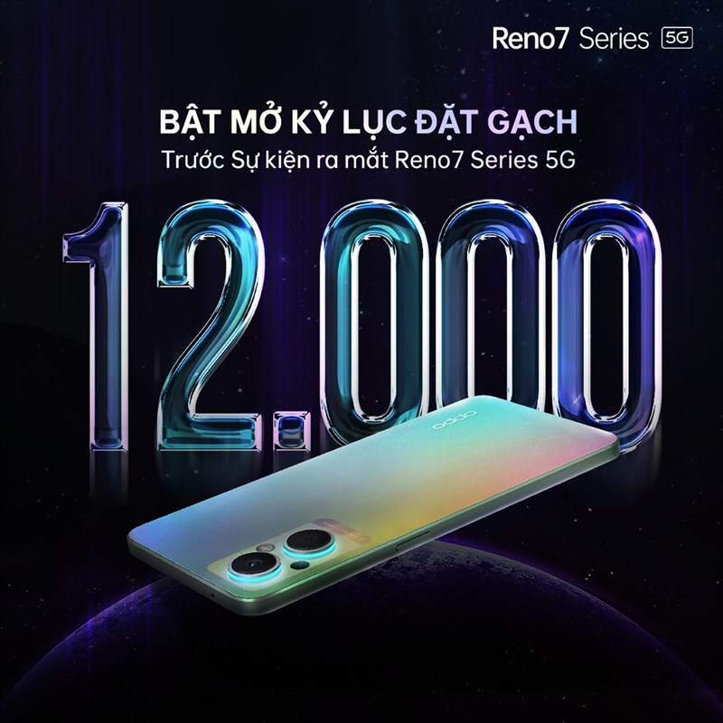 OPPO Reno7 series nhận được lượng đặt gạch khủng