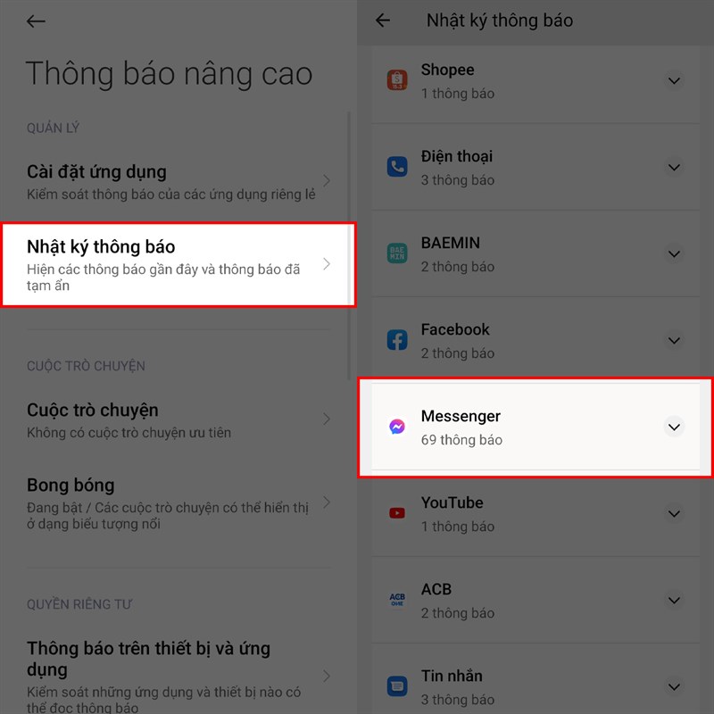Xem tin nhắn đã thu hồi trên Messenger bằng điện thoại Xiaomi Xem tin nhắn đã thu hồi trên Messenger bằng điện thoại Xiaomi