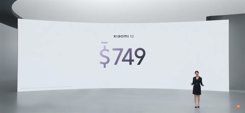 Giá bán khởi điểm Xiaomi 12 Giá bán khởi điểm Xiaomi 12