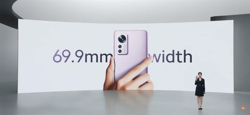 Xiaomi giới thiệu Xiaomi 12 với độ mỏng chỉ 69.9 mm Xiaomi giới thiệu Xiaomi 12 với độ mỏng chỉ 69.9 mm