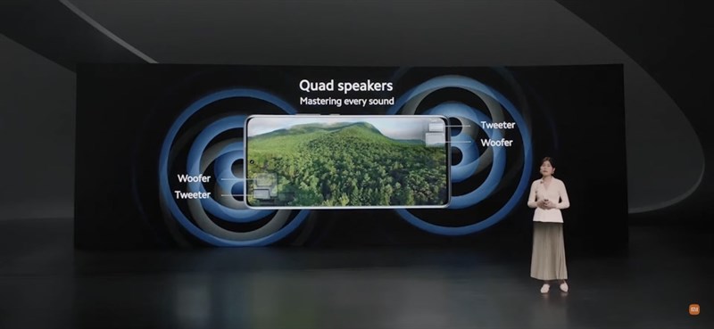 Xiaomi 12 Pro có hệ thống bốn loa Xiaomi 12 Pro có hệ thống bốn loa