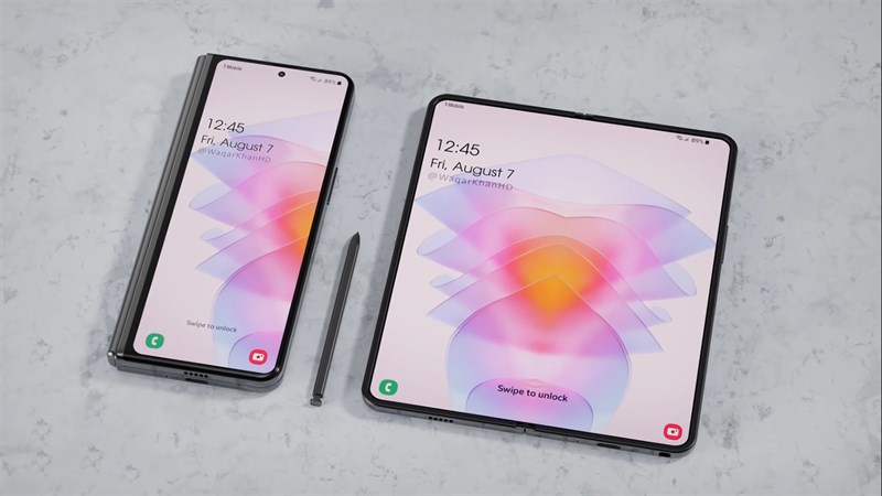 Concept của Galaxy Z Fold4 Concept của Galaxy Z Fold4