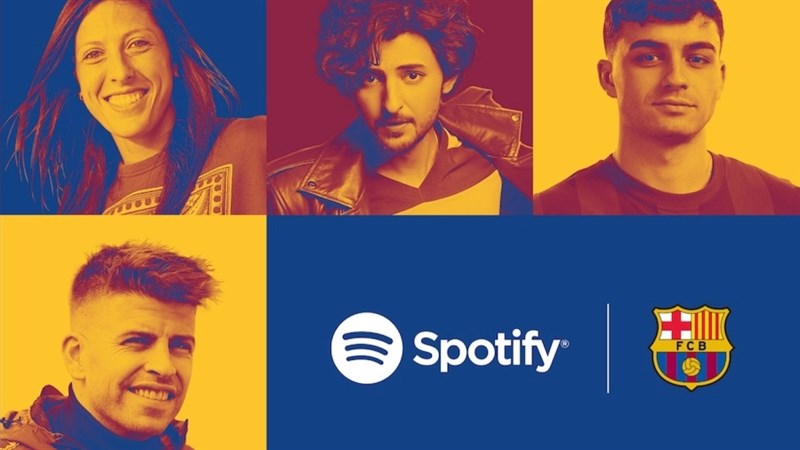 Spotify trở thành nhà tài trợ chính của FC Barcelona Spotify trở thành nhà tài trợ chính của FC Barcelona