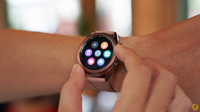 Samsung Galaxy Watch 3 41mm viền thép bạc dây da