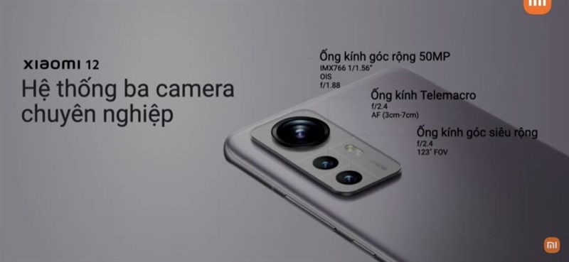 Hệ thống camera Xiaomi 12