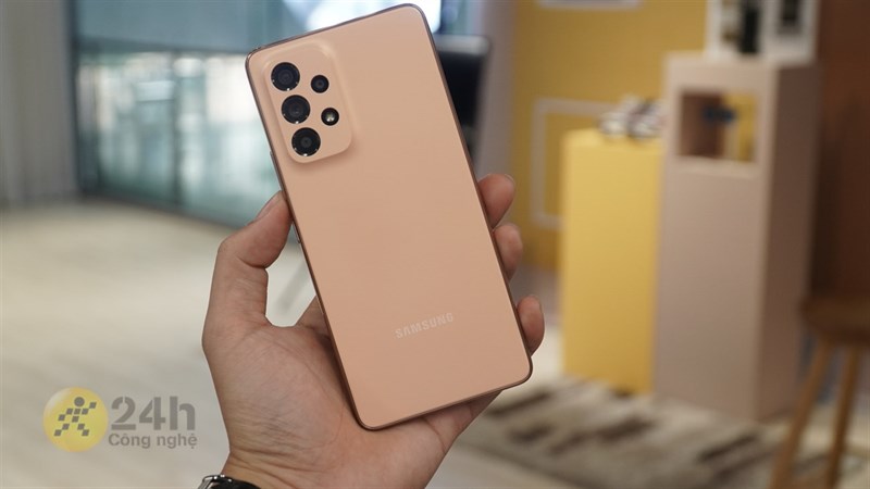 Galaxy A53 5G màu Cam Đào Cuốn Hút