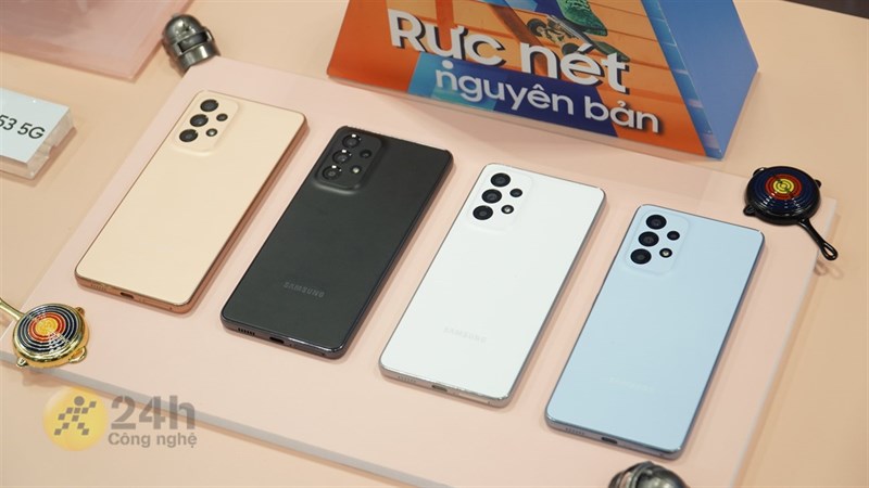 4 phiên bản màu sắc của Galaxy A53 5G