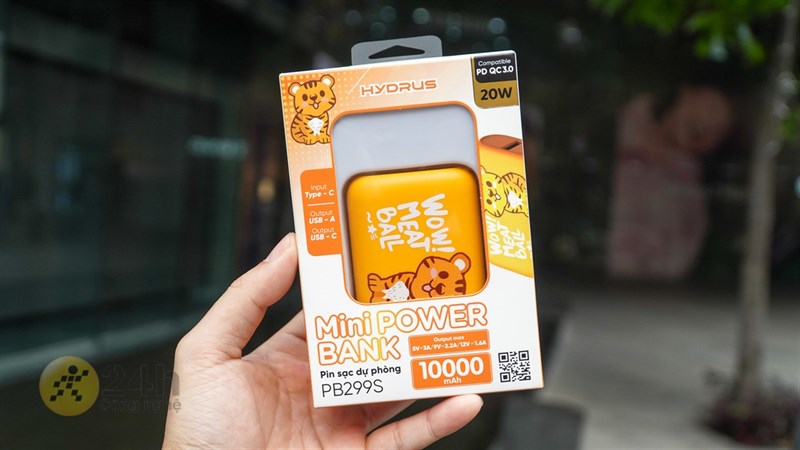 Pin sạc dự phòng 10000mAh Type C PD QC3.0 Hydrus PB299S Pin sạc dự phòng 10000mAh Type C PD QC3.0 Hydrus PB299S