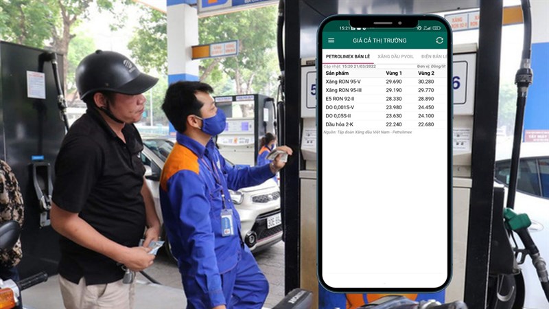 Cách theo dõi giá xăng, điện, vàng mọi lúc mọi nơi
