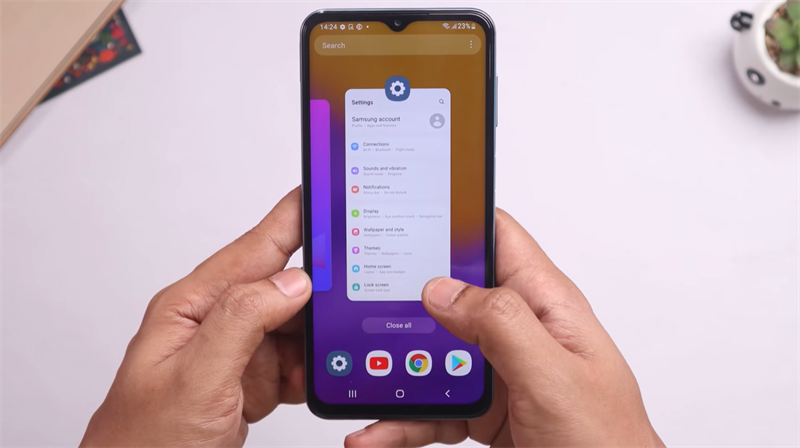 Galaxy F24 có thể sẽ được trang bị con chip Snapdragon 870 mạnh mẽ (ảnh minh hoạ: Galaxy F23 5G). Nguồn: Tech in Kannada. Galaxy F24 có thể sẽ được trang bị con chip Snapdragon 870 mạnh mẽ (ảnh minh hoạ: Galaxy F23 5G). Nguồn: Tech in Kannada.