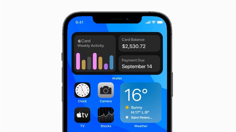 iOS 16 sẽ có thêm nhiều widget
